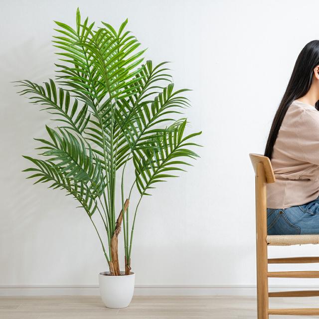 人工観葉植物 アレカヤシ 光触媒 フェイクグリーン 大型 140cm インテリアグリーン お手入れ不要 オフィス リビング 消臭 抗菌_5