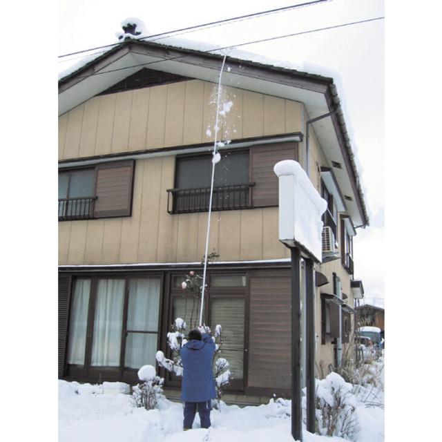 雪落とし 雪庇落とし セット 6mタイプ アルミ製 日本製 屋根 雪降ろし 雪下ろし 雪落とし棒 雪下ろし棒 雪かき 積雪 除雪 送料無料_1