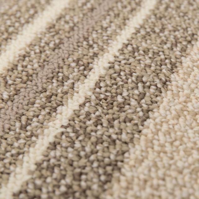 ラグ ダイニングラグ 220×250cm 日本製 ラグマット フロアマット 食卓 マット 床 ガード キズ防止 保護マット 抗菌 防ダニ 防汚 撥水 ストライプ柄 送料無料