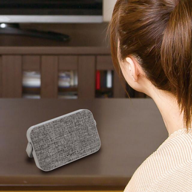 テレビ スピーカー 手元 ワイヤレス Bluetooth はっきり音声 卓上スピーカー 置き型 高齢者 シニア 難聴 家族 リビング キッチン 寝室 聴きやすい 充電式 ポータブル 有線 無線_3