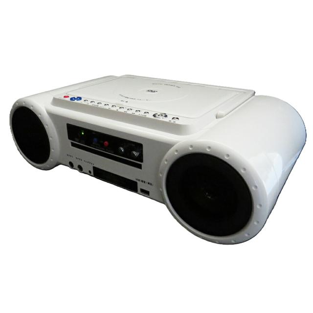 モニター付きカラオケDVDプレーヤー カラオケ DVDプレーヤー モニター付き 自宅 採点 録音 機能付き 家庭用 マイク対応 高音質 9インチ 練習 おうち時間 ステイホーム 家族 楽しめる プレゼント_3