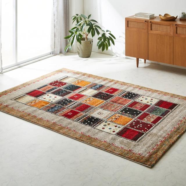 トルコ製ウィルトン織カーペット「アンタルヤ」133×190cm_3