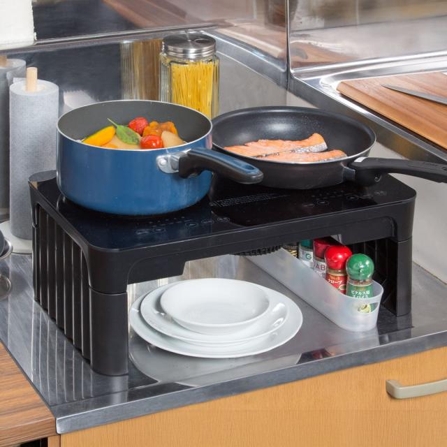 ミニ2口IHクッキングヒーター アップスタンド付き IHクッキングヒーター 2口 卓上 ミニ コンパクト 1400W 一人暮らし アップスタンド 揚げ物 料理 ガラストップ お手入れ簡単 安全機能 マグネット式コード スリム 新生活