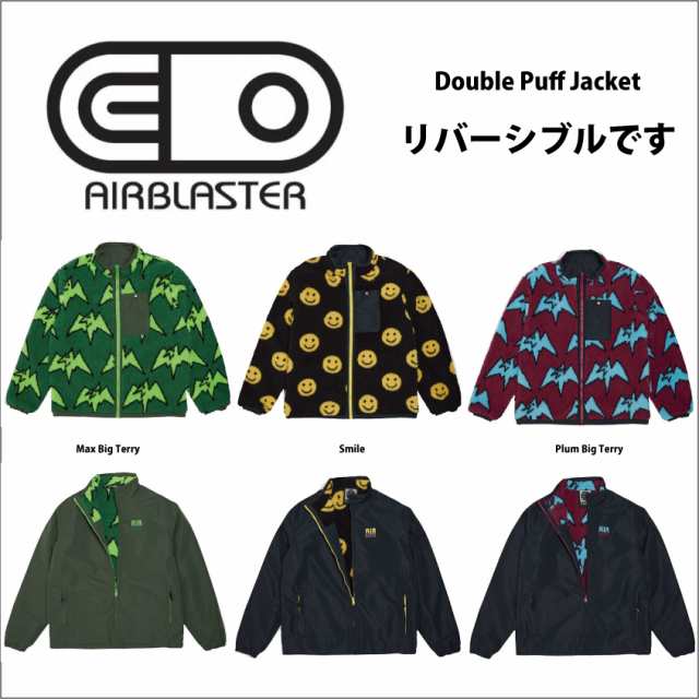 AIRBLASTER エアブラスター　Double Puff Jacket　リバーシブル　フリース　スノーボード