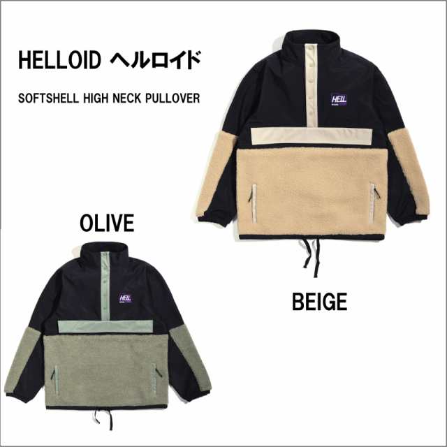 HELLOID ヘルロイド 23HEL-12 スノーウェア SOFTSHELL HIGH NECK PULLOVER プルオーバー