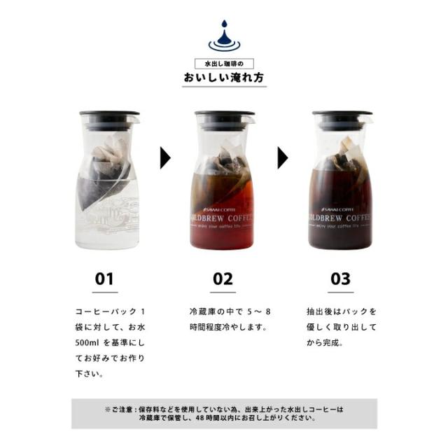 水出し珈琲パック テルスブレンド 10袋入り　4袋　アイスコーヒー 水出しコーヒー 水出し 水出し珈琲パック 送料無料 テルスブレンド 10パック入り×4袋 福袋 銅 コールドブリュー 水だし 澤井珈琲_7