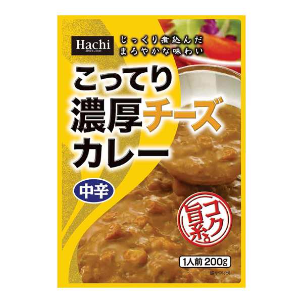 PAY　中辛ｘ2０食セット　ハチ食品の通販はau　マーケット　レトルトカレー　phase　au　PAY　マーケット－通販サイト　こってり濃厚チーズカレー　cosmic