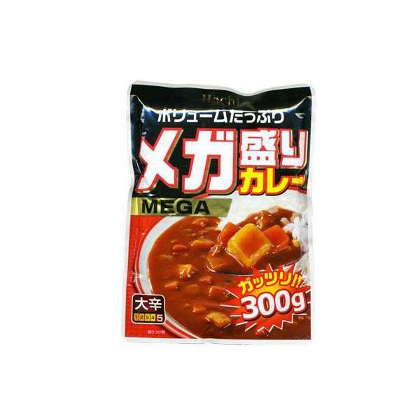 レトルトカレー　メガ盛り　大辛　３００ｇｘ２０食セット　ハチ食品