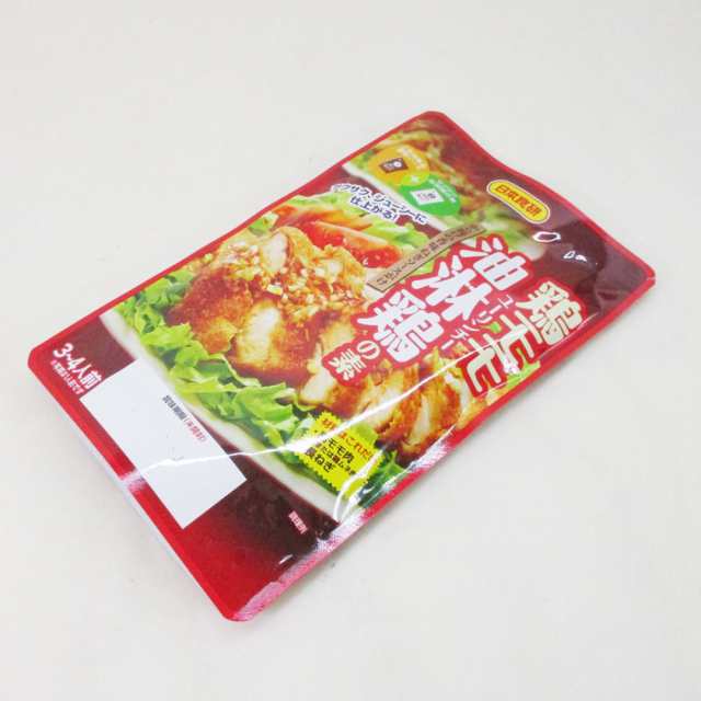 送料無料メール便 鶏モモ油淋鶏の素 日本食研 さっぱりとした酸味にごま油が香る香味ソース/5454ｘ３袋/卸　ポイント消化