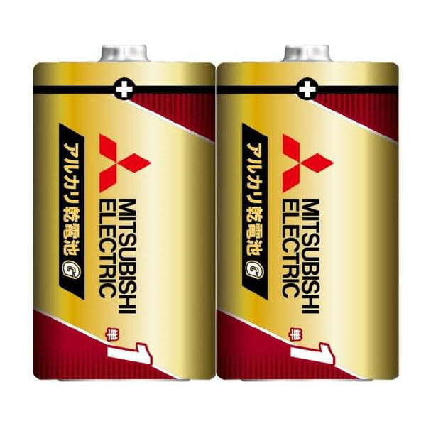 送料無料 単１アルカリ電池 単一乾電池 三菱 日本製 LR20GR/2S/0824 １００個（２個組ｘ５０パック）/卸