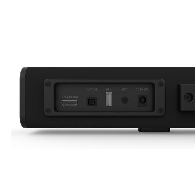 送料無料 サウンドバー スピーカー グリーンハウス GH-SPBF2120-BKｘ１台 2.0ch Bluetooth HDMI リモコン 光デジタル 3.5mmステレオミニ USBメモリー ホームシアター 外付けスピーカー センターバー_2
