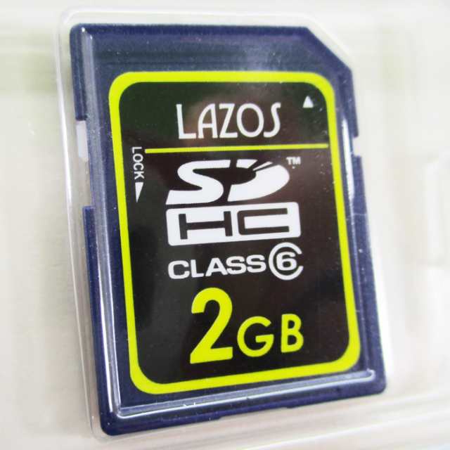 送料無料メール便 Sdカード 2gb 2ギガ Sdhc クラス6 Lazos L 2sd6 51ｘ２枚セットの通販はau Pay マーケット Cosmic Phase