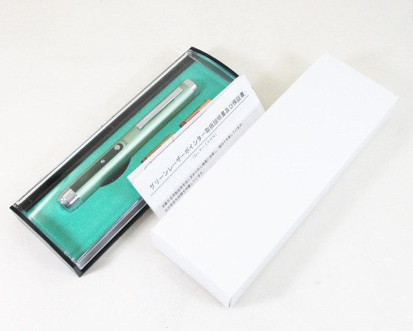 送料無料メール便 レーザーポインター グリーン光 緑光 ペン型 PSCマーク 日本製 GLP-100N - 2