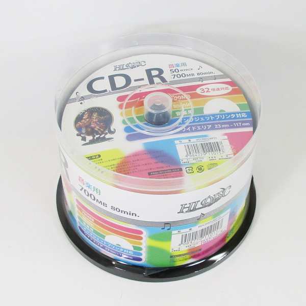 hi disc 音楽 用 cd r hdcr80gmp50 ストア