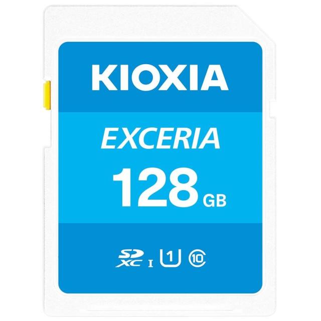 送料無料　KIOXIA (旧東芝)SDカード SDXCカード 128GB 128ギガ 超高速 Class10 過渡期につき柄変更あり tosdxc128gb