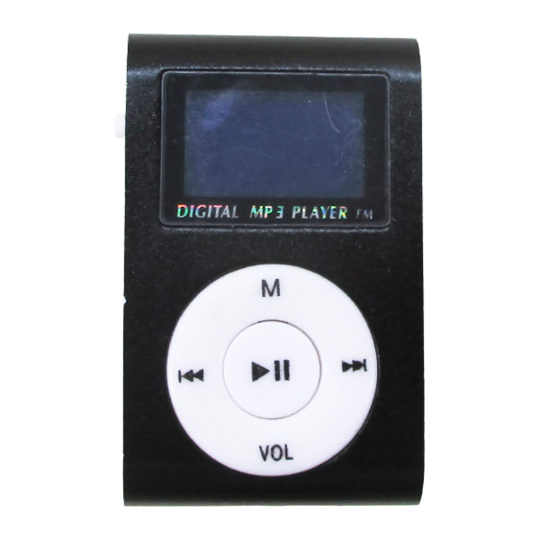 激レア！KOOL懸賞品MP3プレイヤー 送料無料 MP3プレーヤー アルミ LCDスクリーン付き クリップ microSD式