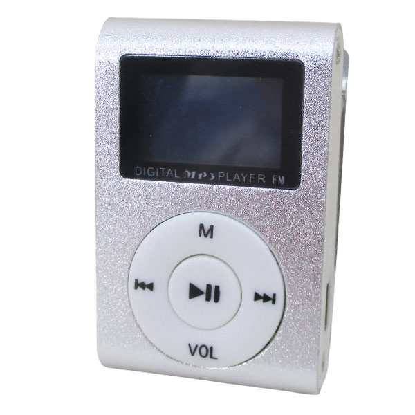 MP3プレーヤー アルミ LCDスクリーン付き クリップ microSD式 MP3プレイヤー シルバーｘ２台セット/卸の通販はau PAY マーケット  - cosmic phase