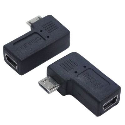 miniUSB-microUSB変換プラグ L型変換アダプタ USBM5-MCLLF 変換名人/4571284882508ｘ１個/送料無料｜au  PAY マーケット