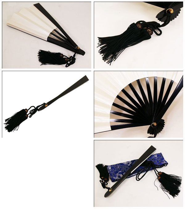 鉄扇 一尺 伝統製法 日本製 鍛造 白