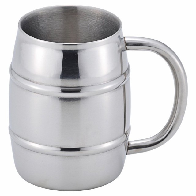 樽缶ジョッキ 350ml 真空二重 缶ホルダージョッキ タンブラー