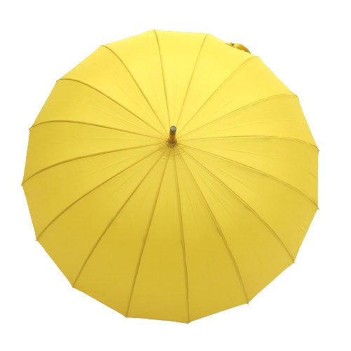 送料無料 ジャンプ傘 和傘 16本骨 ポンジー ＃530 直径94cmのワイド