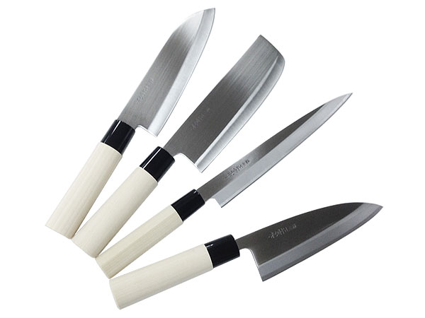 和包丁 関の包丁 濃州正宗作 6種フルセット 白木（菜切/