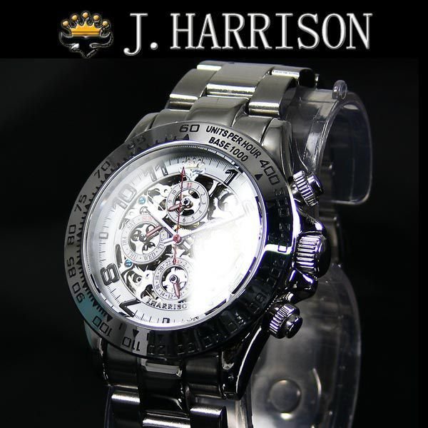 J.HARRISON/ジョンハリソン 　自動巻き腕時計　JH-003SW_1