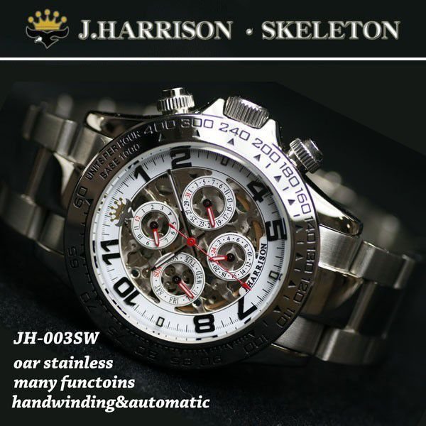 J.HARRISON/ジョンハリソン 　自動巻き腕時計　JH-003SW_2