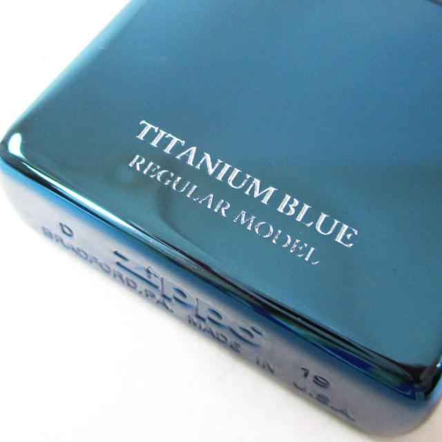 ジッポー #20-BLTT アンミックス ブルーチタンコーティングの通販はau