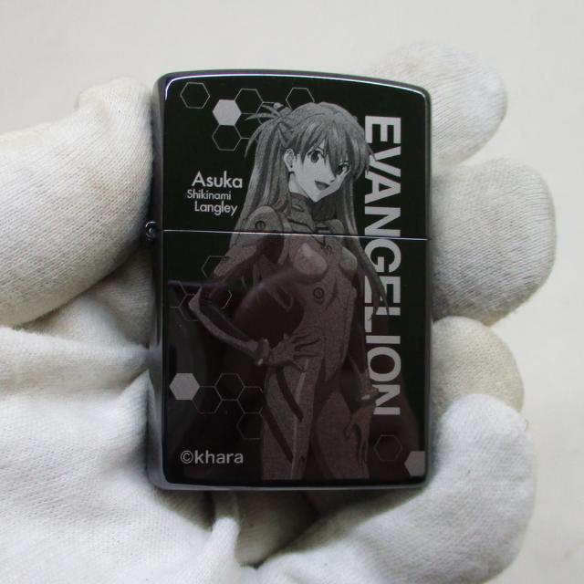 ジッポー エヴァンゲリオン エヴァンゲリヲン アスカ ブラックチタン 