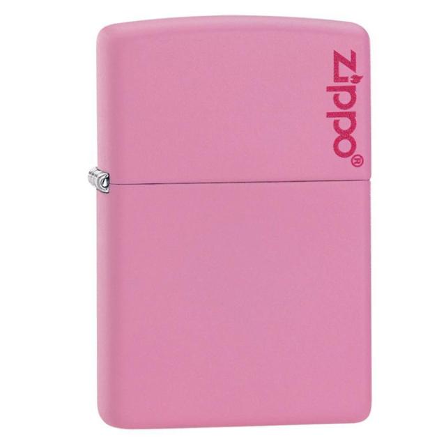 送料無料 ジッポー ysd#238ZL ピンクマット 5面マット仕上げ オイルライター&amp;ギフトボックスセット（オイル＋フリント+BOX）_1