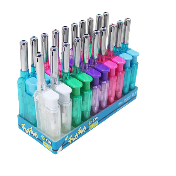 送料無料 使い捨てライター ミニ点火棒 チャカチャカ3クリア MM-GM-01