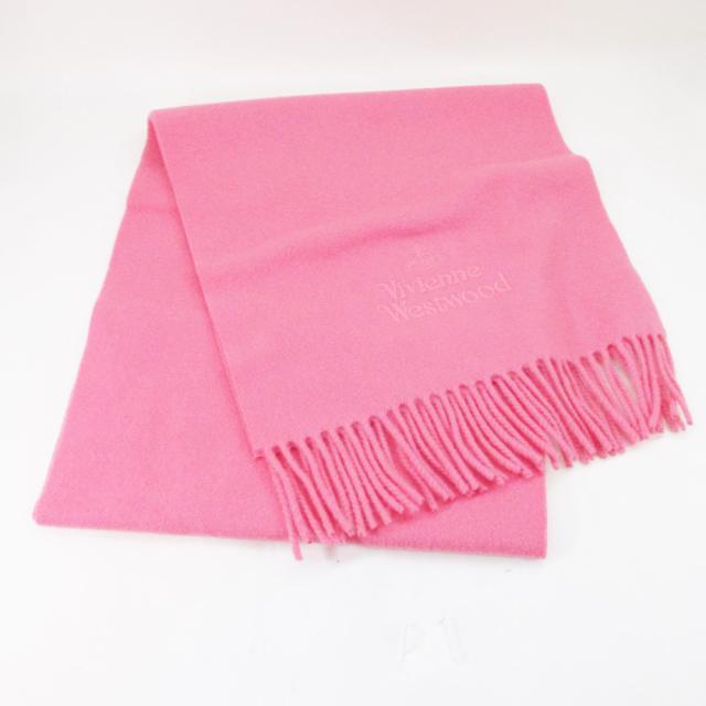 送料無料メール便 マフラー ヴィヴィアンウエストウッド 30x180cm ピーチ G405　ポイント消化 送料無料メール便 マフラー ヴィヴィアンウエストウッド 30x180cm