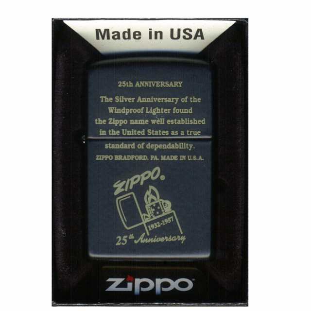 ジッポー オイルライター Zippo 25th Z218-104600&ギフトボックス