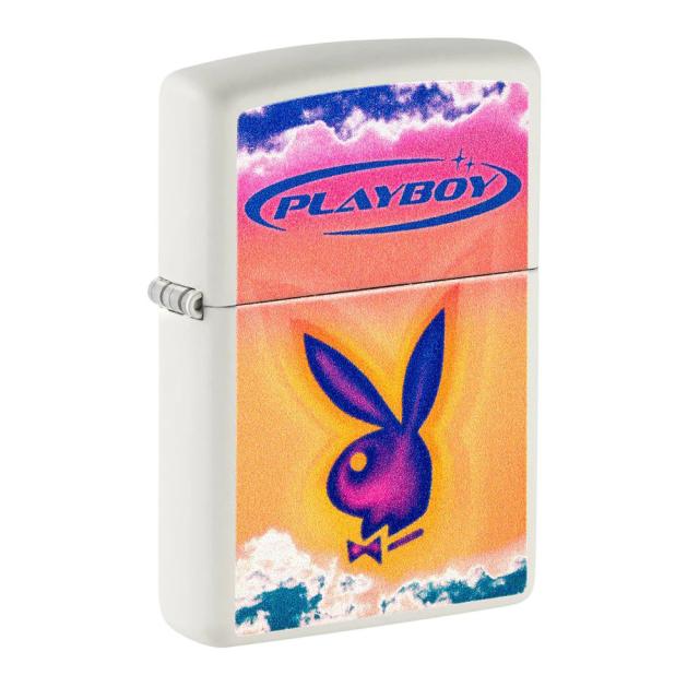 送料無料 ジッポー オイルライター アメリカ加工 USA Playboy 48744ｘ１本＆ギフトボックスセット（オイル＋フリント+BOX）の通販は 8,134円