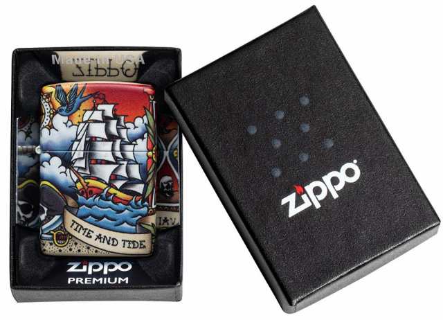 ZIPPO ジッポー オイルライター アメリカ加工 #PF49532 Nautical Tattoo Design ノーティカルタトゥー 航海士のタトゥー/送料無料
