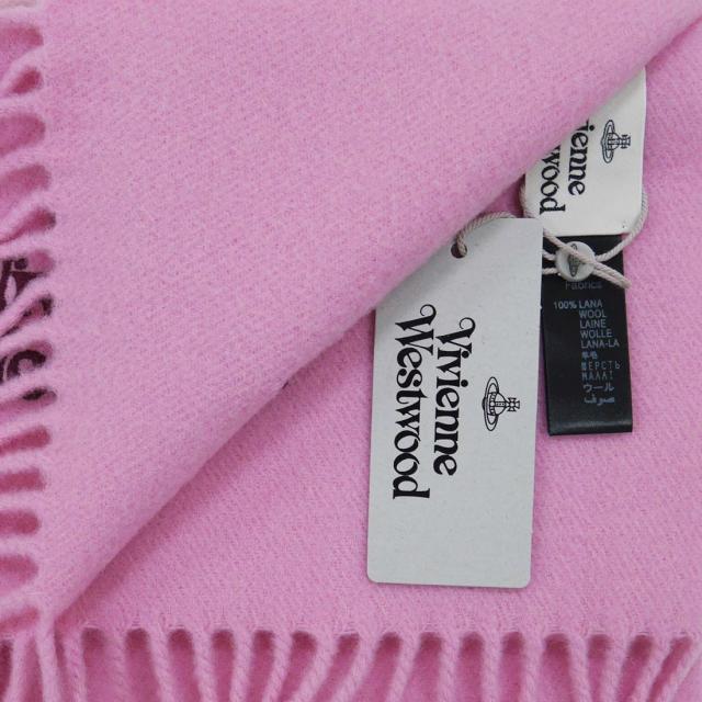 送料無料 マフラー ヴィヴィアンウエストウッド 約30×180ｃｍ 24-81030007-W00Q7-G401/PINK/9487