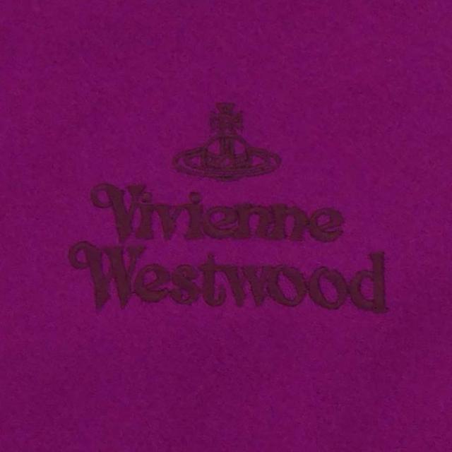 送料無料 マフラー ヴィヴィアンウエストウッド 約30×180ｃｍ 24-81030007-W00Q7-G410/FUCHSIA/9494