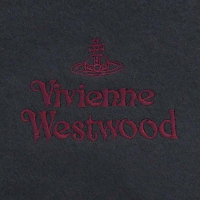 送料無料メール便 マフラー ヴィヴィアンウエストウッド 約30×180ｃｍ 24-81030007-W00Q7-P408/DARK GREY/9562　ポイント消化