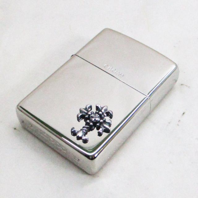 シルバー メタルオイルライター スカルデザイン シルバー925オイル