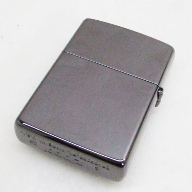 送料無料 ジッポー オイルライター アメリカンクラシック クロスメタル BLACK CRBK-M＆ギフトボックスセット（オイル＋フリント+BOX）_3