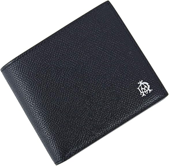 ダンヒル 2つ折り財布 小銭入れ付き カドガン L2AC32A ブラック DUNHILL CADOGAN_6