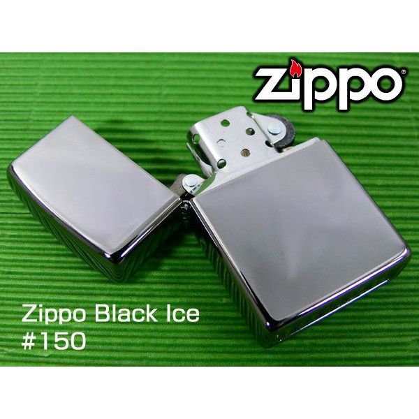 ZIPPO 同梱可能 ジッポー #150 ブラックアイスPVD加工