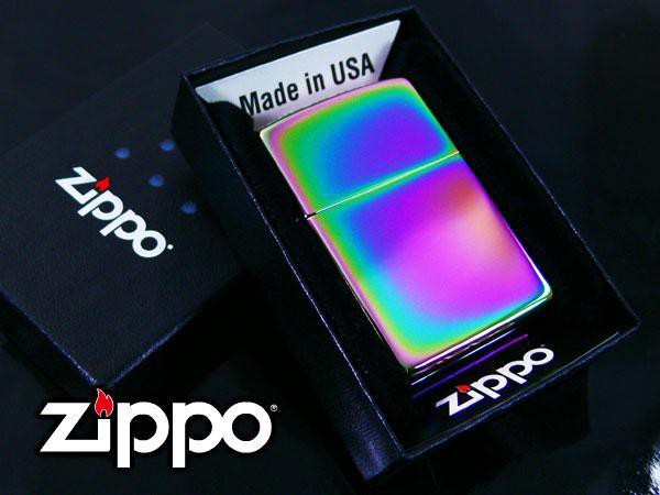 ZIPPO 同梱可能 ジッポー #151 スペクトラム PVD加工&ギフトボックスセット（オイル＋フリント+BOX）