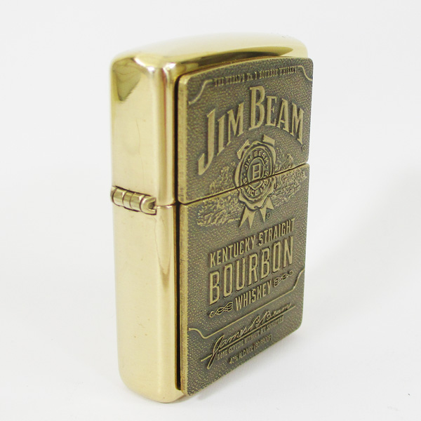 送料無料　ジッポー オイルライター ジムビーム USA JIM BEAM 254BJB929  バーボン ウイスキー&amp;ギフトボックスセット（オイル＋フリント+BOX）_2