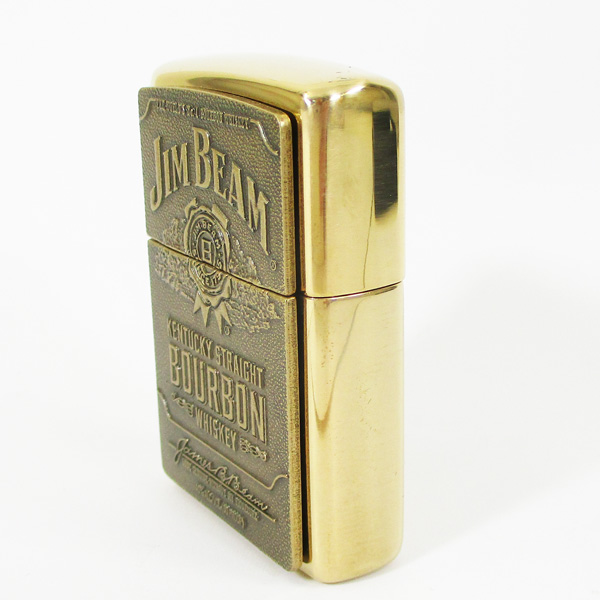 送料無料　ジッポー オイルライター ジムビーム USA JIM BEAM 254BJB929  バーボン ウイスキー&amp;ギフトボックスセット（オイル＋フリント+BOX）_3