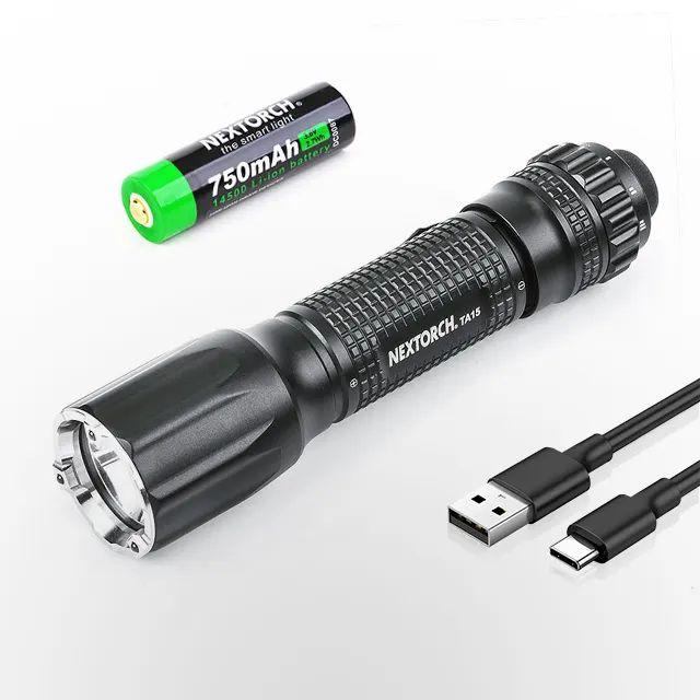 懐中電灯 フラッシュライト TA15 V2.0 FLASH LIGHT USBケーブル充電 NEXTORCH ネクストーチ 700ルーメン/3551ｘ１本/送料無料 懐中電灯 フラッシュライト TA15 V2.0 FLASH LIGHT USBケーブル