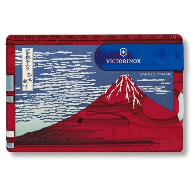 ビクトリノックス スイスカード 浮世絵 葛飾北斎 凱風快晴 赤富士 日本正規品 /07100tx6/1201