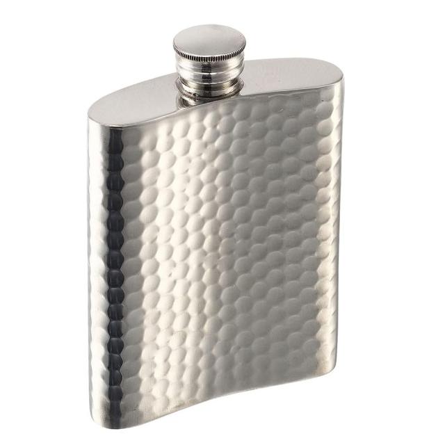 送料無料 フラスコ ピューター製 ジョウゴ付 4.0oz 英国ピンダーブロス社 ハンマード SP002 A154-1002/6-60606-61/3744_2