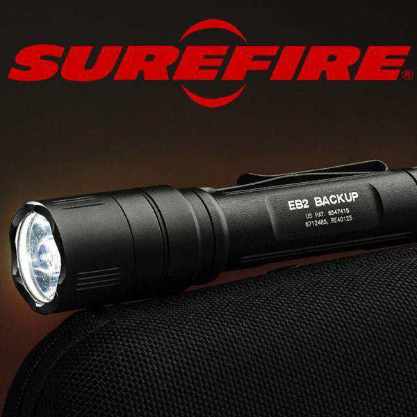 送料無料 懐中電灯 SUREFIRE EB2 Backup LEDフラッシュライト クリック